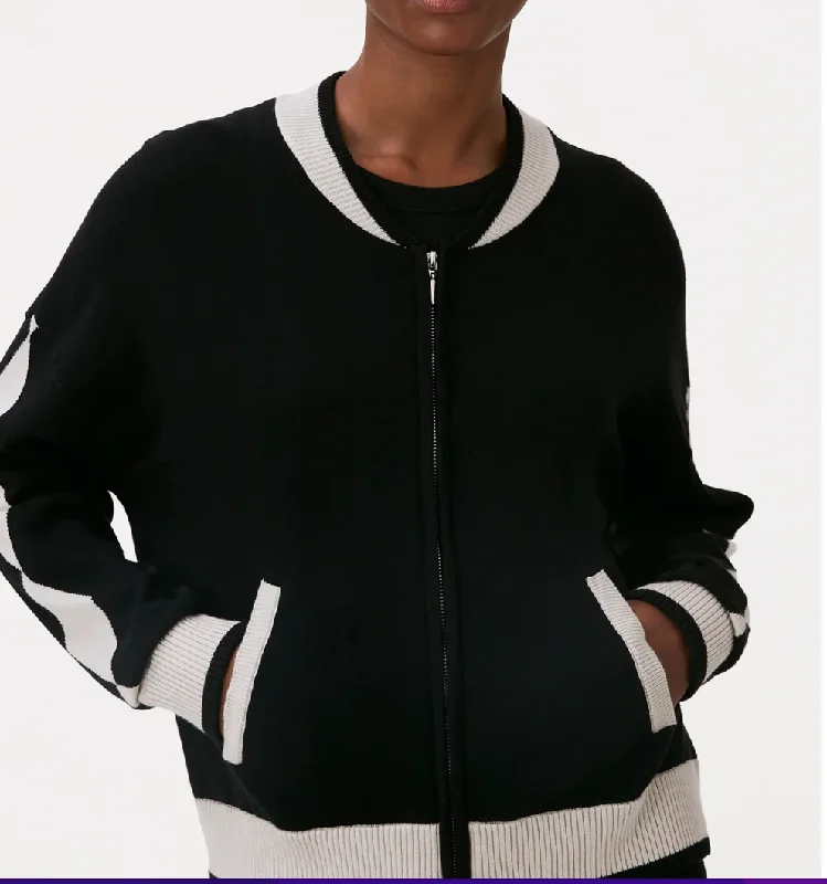 Brodie Diamond Contrast Bomber