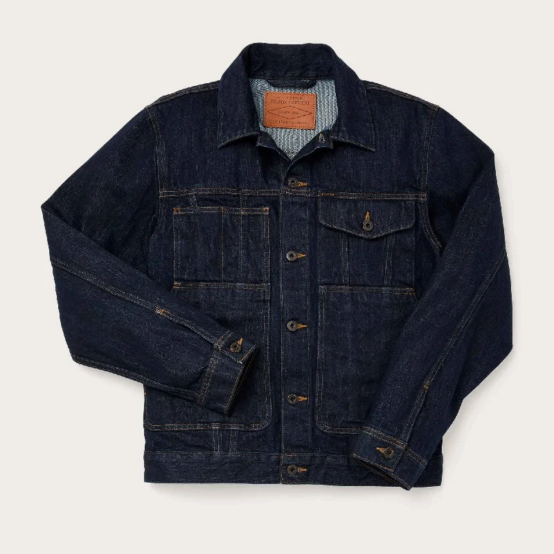 UNLINED DENIM SHORT CRUISER JACKET