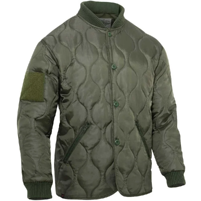 Rothco Mens Nylon Quilted Woobie Jacket