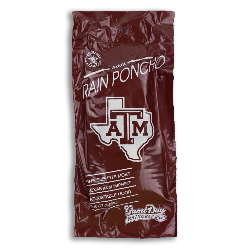 Texas A&M Maroon Lightweight Rain Poncho