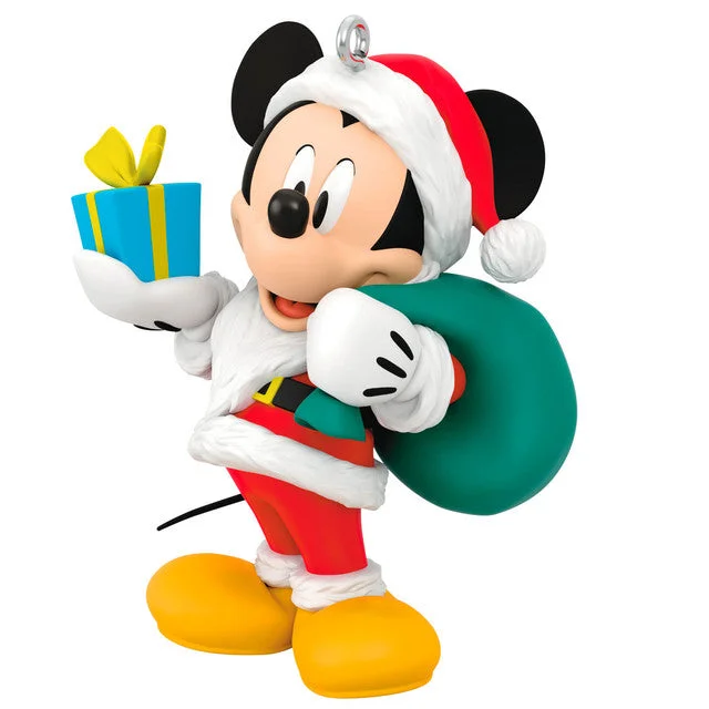 Hallmark 2024 Disney All About Mickey! Santa Mickey Ornament