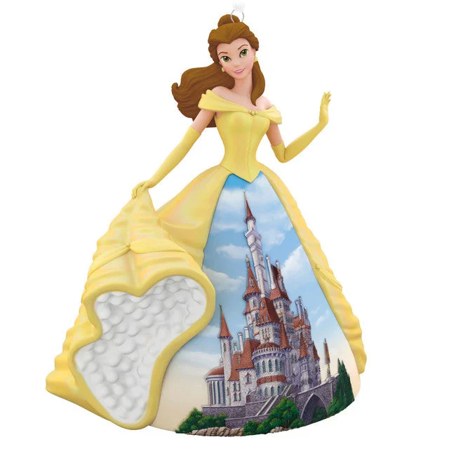 Hallmark 2024 Disney Princess Celebration Belle Porcelain Ornament