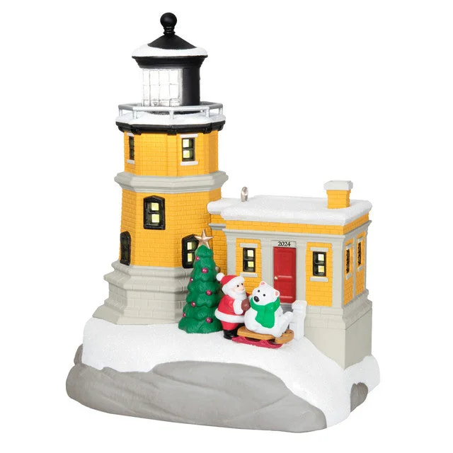 Hallmark 2024 Holiday Lighthouse Ornament With Light