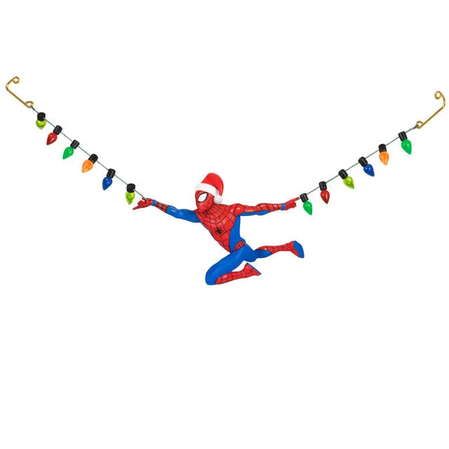 Hallmark 2024 Marvel Spider-Man Holidays in Full Swing Ornament