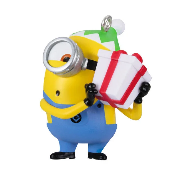 Hallmark 2024 Mini Minions Just a Little Shake Ornament, 1"