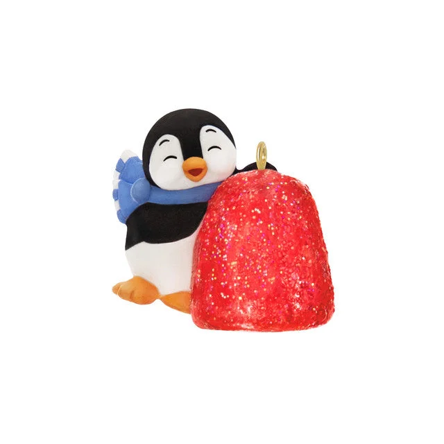 Hallmark 2024 Mini Petite Penguins A Gumdrop Greeting Ornament, 0.86"