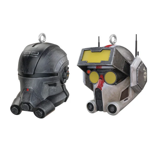 Hallmark 2024 Mini Star Wars: The Bad Batch™ Echo™ and Tech™ Ornaments, Set of 2