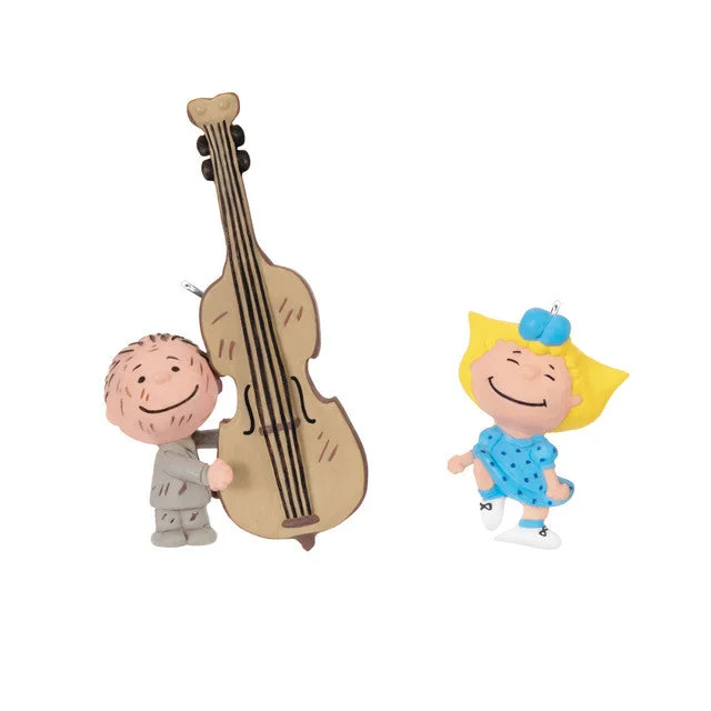 Hallmark 2024 Mini The Peanuts® Gang Sally and Pigpen Ornaments, Set of 2