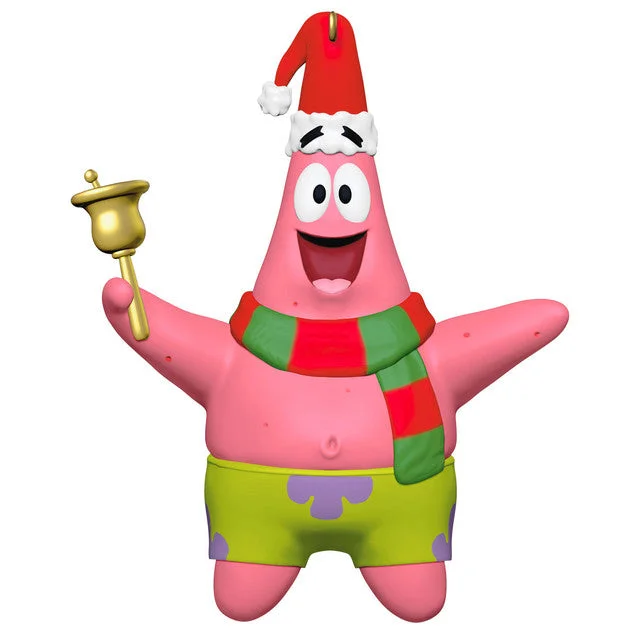 Hallmark 2024 Nickelodeon SpongeBob SquarePants Patrick Rings in the Season Ornament