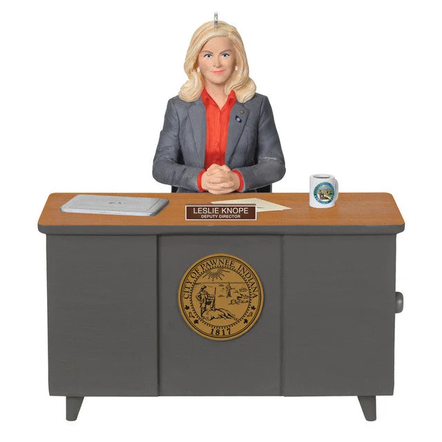 Hallmark 2024 Parks and Recreation Leslie Knope Ornament With Sound