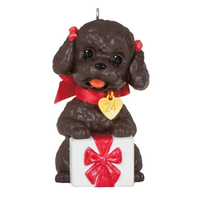 Hallmark 2024 Puppy Love Poodle Ornament