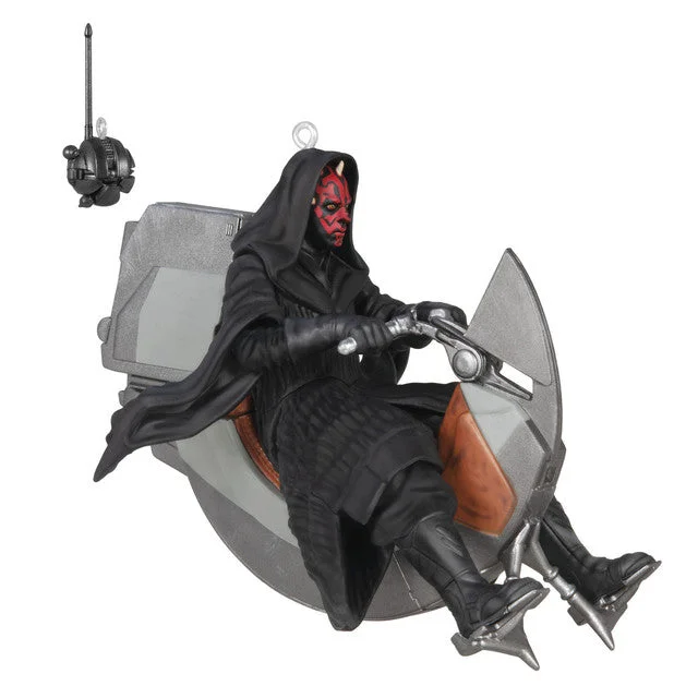 Hallmark 2024 Star Wars: The Phantom Menace™ 25th Anniversary Darth Maul™ and Sith Probe Droid™ Ornaments, Set of 2