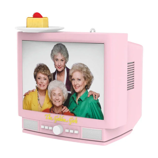 Hallmark 2024 The Golden Girls Cheesecake Break Ornament With Light and Sound