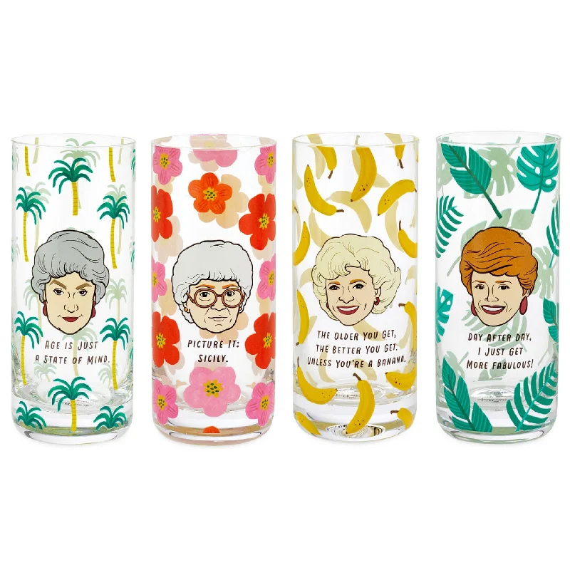 Hallmark The Golden Girls Glasses, Set of 4