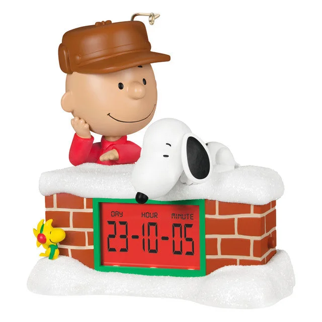 Hallmark 2024 The Peanuts® Gang Countdown to Christmas Ornament With Light