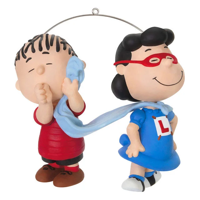 Hallmark 2024 The Peanuts® Gang Super Lucy and Linus Ornament