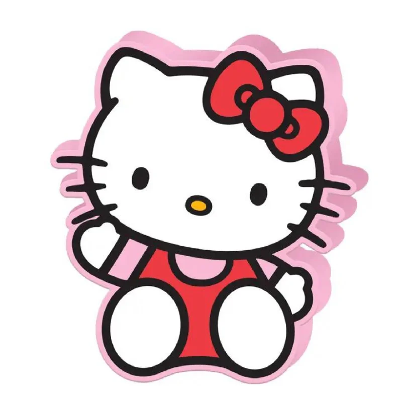 Hello Kitty Waving Die Cut Box Wood Sign