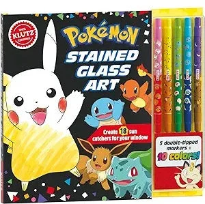 Klutz Pokémon Stained Glass Art Craft Kit