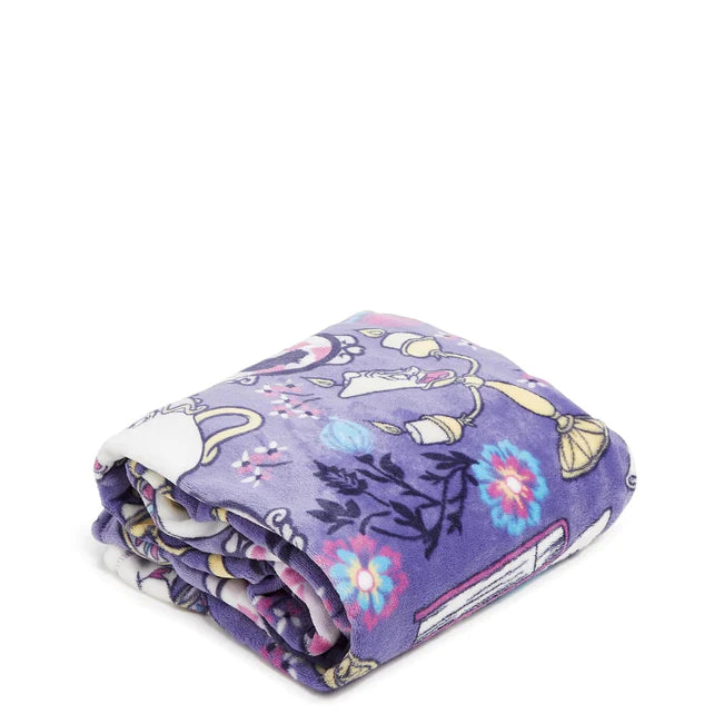 Vera Bradley Disney Plush Throw Blanket : Belle's Friends