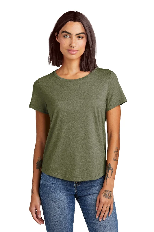 Allmade Womens Short Sleeve Scoop Neck T Shirt - Olive You Green