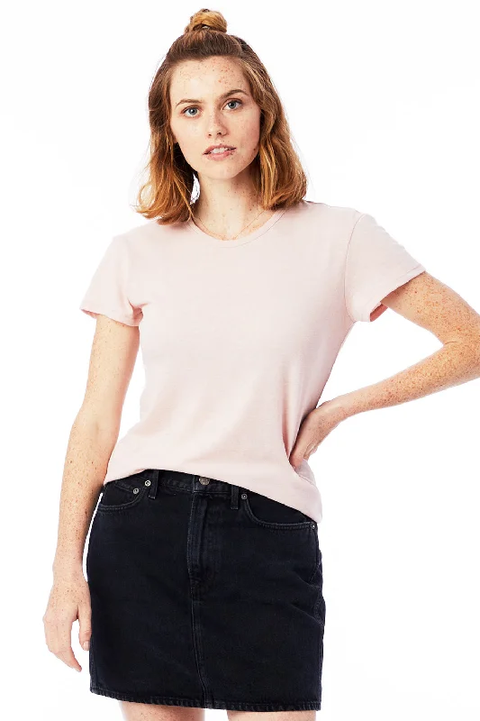 Alternative Womens Keepsake Vintage Jersey Short Sleeve Crewneck T-Shirt - Vintage Pink