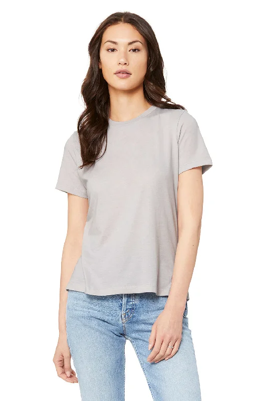 Bella + Canvas Womens CVC Short Sleeve Crewneck T-Shirt - Heather Cool Grey