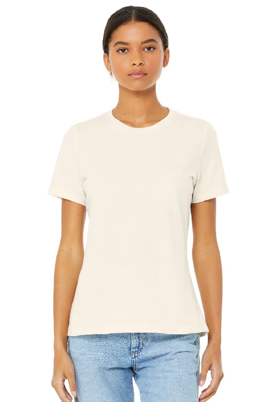 Bella + Canvas Womens CVC Short Sleeve Crewneck T-Shirt - Heather Natural