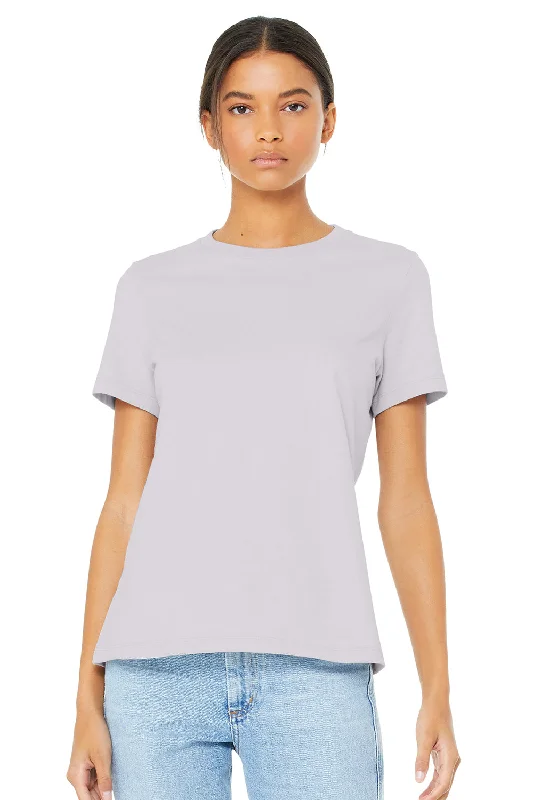 Bella + Canvas Womens Relaxed Jersey Short Sleeve Crewneck T-Shirt - Lavender Purple Dust