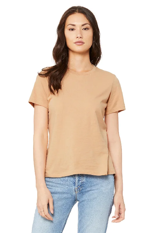 Bella + Canvas Womens Relaxed Jersey Short Sleeve Crewneck T-Shirt - Sand Dune