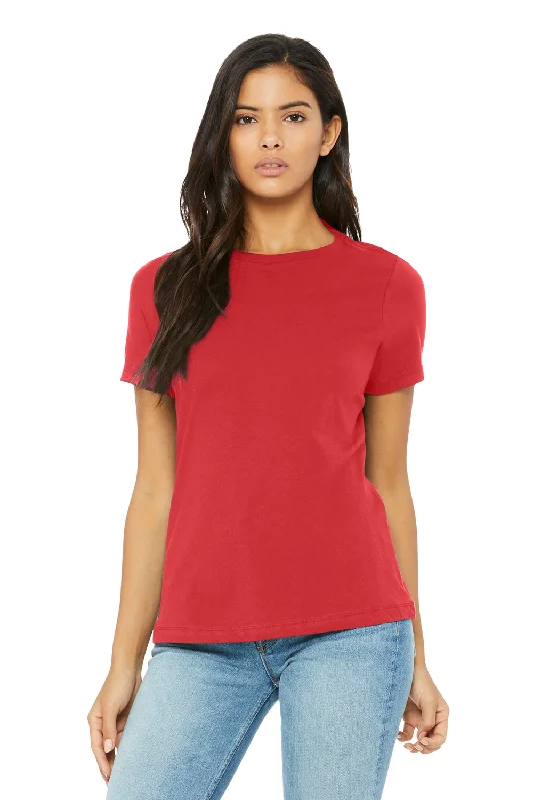 Bella + Canvas Womens Short Sleeve Crewneck T-Shirt - Red