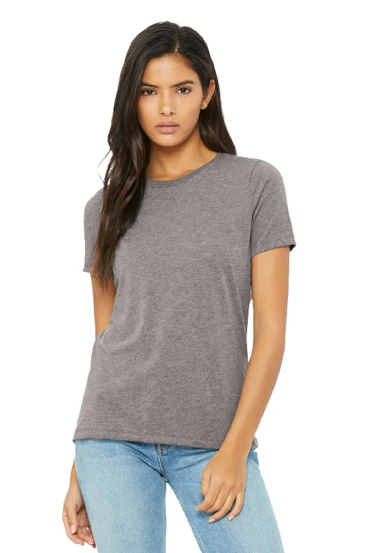 Bella + Canvas Womens Short Sleeve Crewneck T-Shirt - Storm Grey