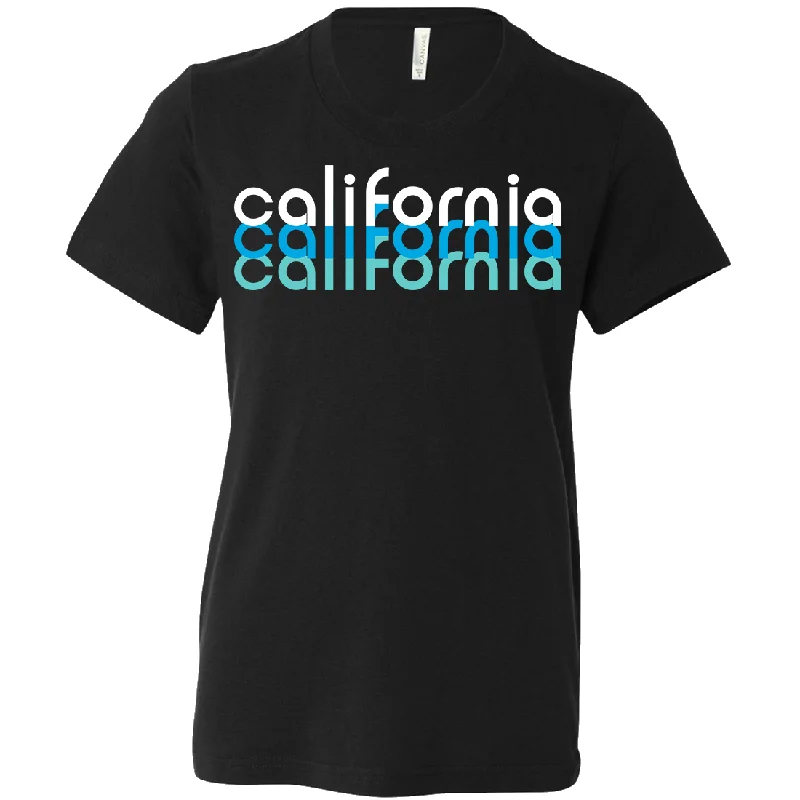 California Cool Stacked Asst Colors Youth T-Shirt/tee