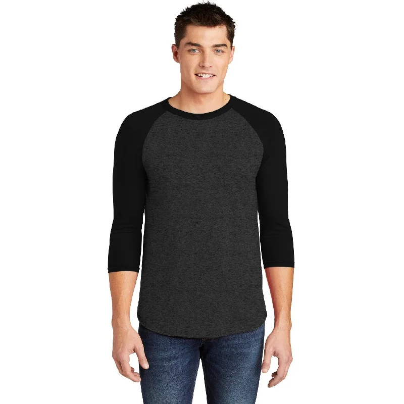 CLOSEOUT - American Apparel Poly-Cotton 3/4-Sleeve Raglan T-Shirt