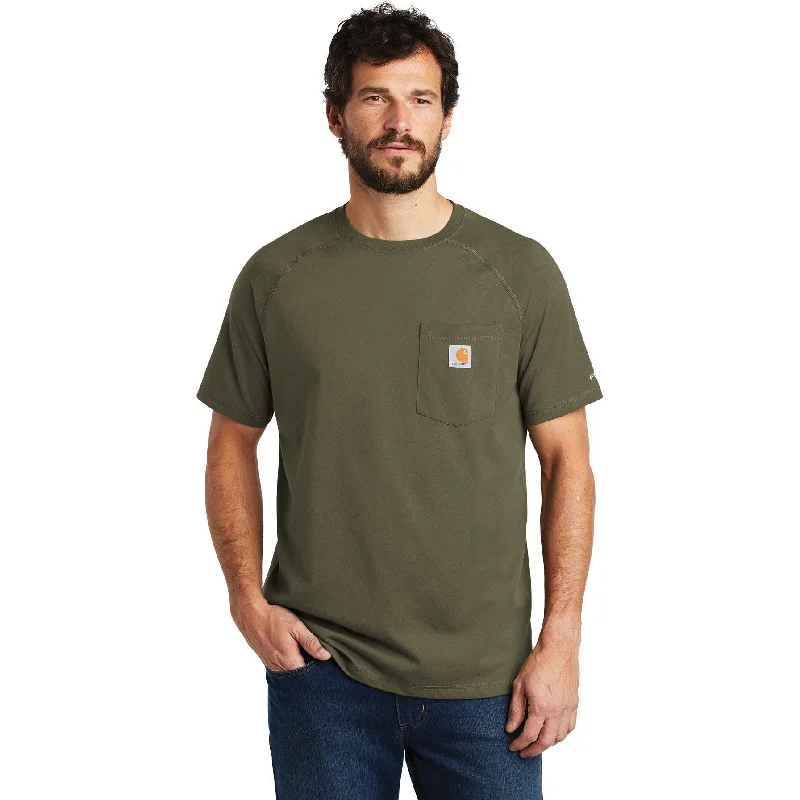 CLOSEOUT - Carhartt Force Cotton Delmont Short Sleeve T-Shirt