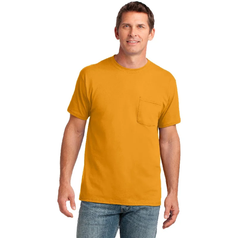 CLOSEOUT - Port & Company Core Cotton Pocket Tee