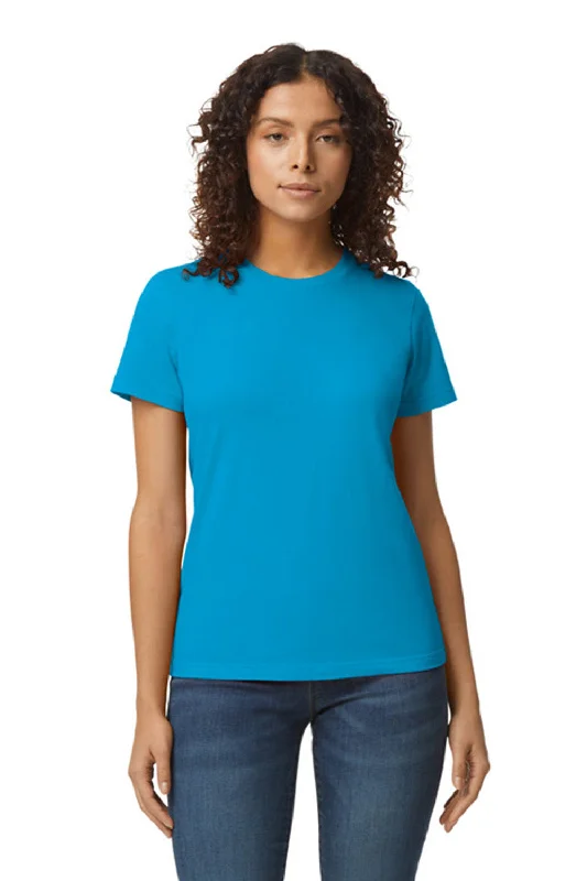 Gildan Womens Softstyle Short Sleeve Crewneck T-Shirt - Sapphire Blue