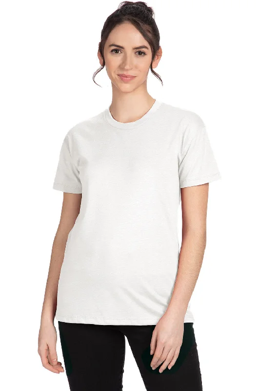 Next Level Womens Relaxed CVC Short Sleeve Crewneck T-Shirt - White