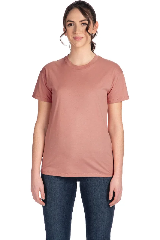 Next Level Womens Relaxed Short Sleeve Crewneck T-Shirt - Desert Pink