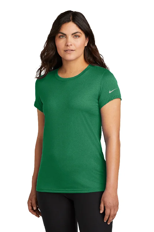 Nike Womens rLegend Dri-Fit Moisture Wicking Short Sleeve Crewneck T-Shirt - Gorge Green