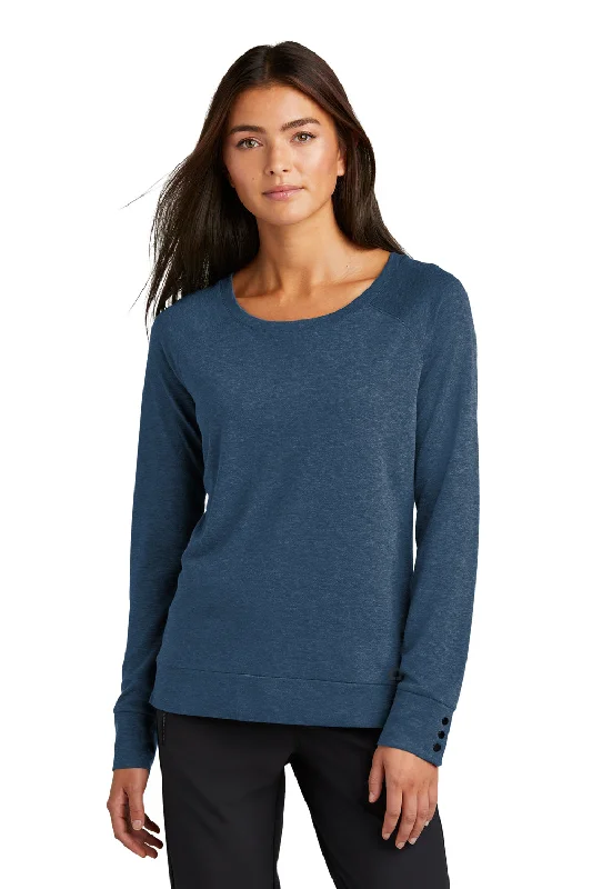 Ogio Womens Command Long Sleeve Scoop Neck T-Shirt - Spar Blue