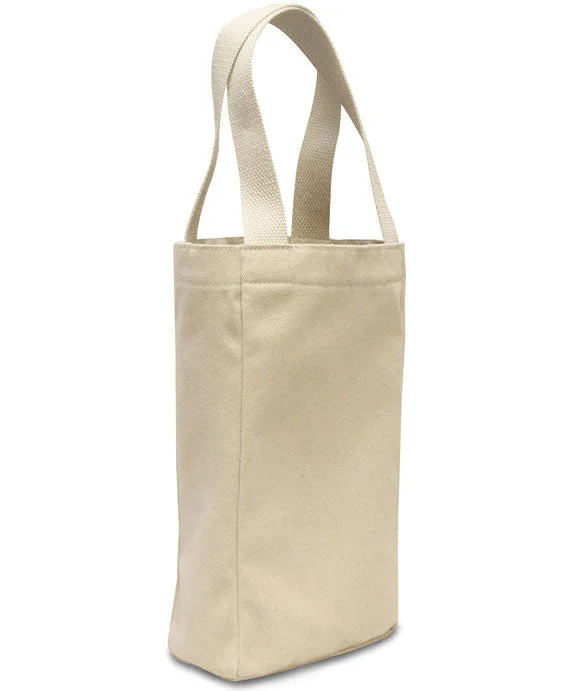 1726 - Liberty Bags Double Bottle Wine Tote Bag | Natural