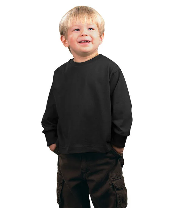 3311 - Rabbit Skins Toddler Jersey Long-Sleeve T-Shirt | Black