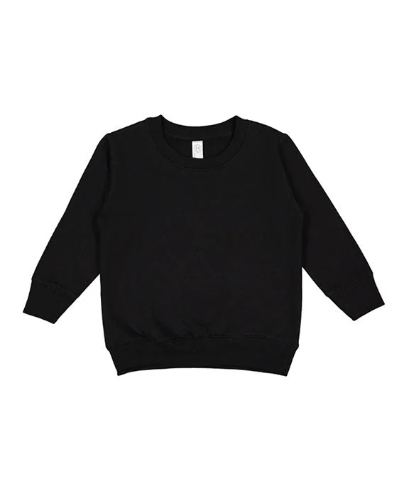 3317 - Rabbit Skins Toddler Fleece Sweatshirt | Black