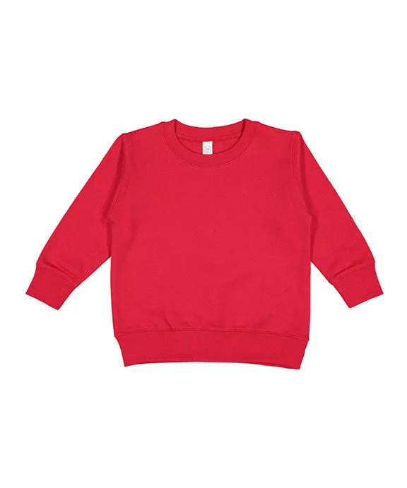 3317 - Rabbit Skins Toddler Fleece Sweatshirt | Red