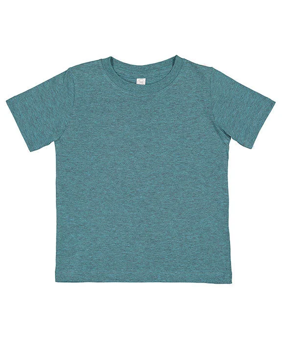 3321 - Rabbit Skins Toddler Fine Jersey T-Shirt | Surf Blackout