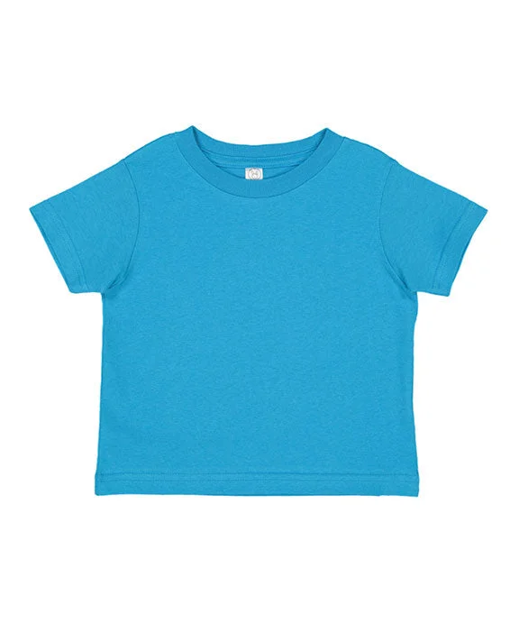 3321 - Rabbit Skins Toddler Fine Jersey T-Shirt | Turquoise