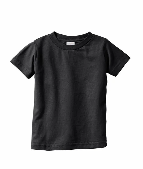 3322 - Rabbit Skins Infant Fine Jersey T-Shirt | Black