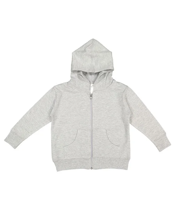 3346 - Rabbit Skins Toddler Zip Fleece Hoodie | Heather