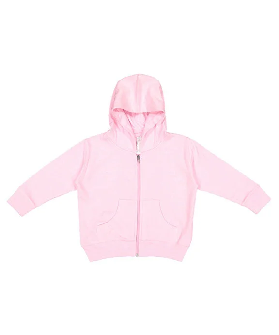 3346 - Rabbit Skins Toddler Zip Fleece Hoodie | Pink