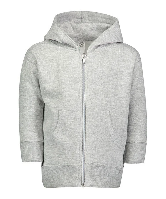 3446 - Rabbit Skins Infant Zip Fleece Hoodie | Heather